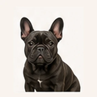 Schwarze Französische Bulldogge