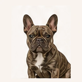 Gestromte Französische Bulldogge