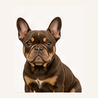 Chocolate and Tan Französische Bulldogge